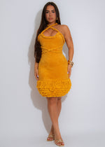 Bliss Swift Mini Dress Yellow