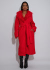 Nightfall Plush Coat Red