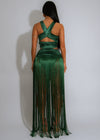 Sway Luxe Ruched Skirt Set Green