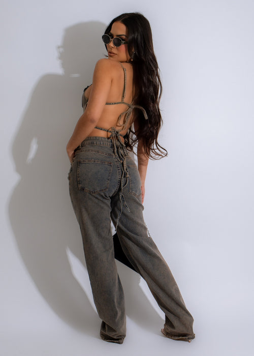 Stylish and comfortable All In Love Denim Pant Set Denim, perfect for casual outings and everyday wear