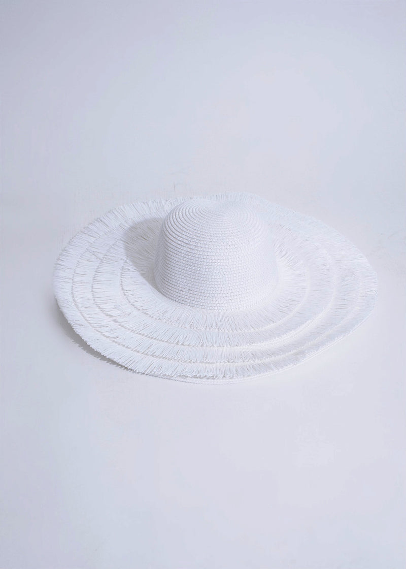 Luxury Vacay Hat White