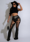 Stylish and comfortable Nocturne Cut Out Legging Black with unique design