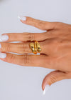 Spiral Sophistication Ring Gold