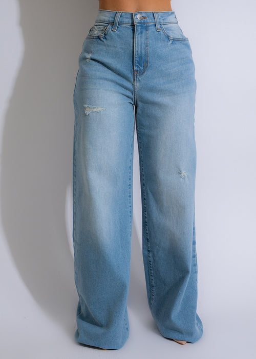 Light Denim True Motive Jeans featuring a high-rise waist and cropped length