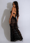  Stunning Midnight Enchantment Lace Maxi Dress with intricate lace design and enchanting silhouette