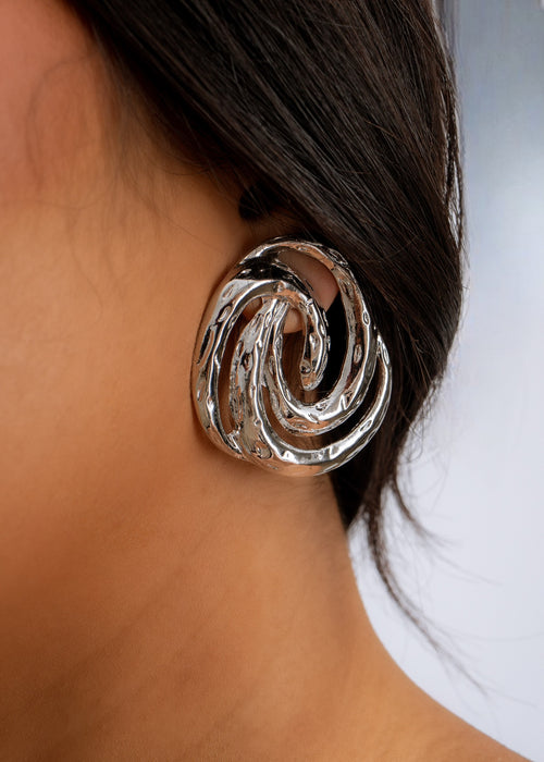 Stunning silver One Night Earrings, perfect for adding a touch of elegance to any outfit