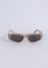Moving On Oval Sunglasses Brown with polarized lenses for UV protection