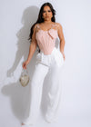 Sweet Lover Rhinestone Bustier Top Pink - a stunning, feminine, and glamorous fashion statement