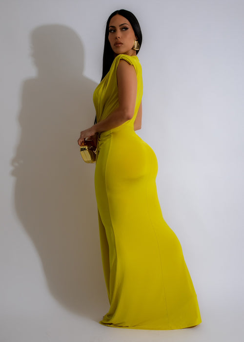 Day To Day Maxi Dress Yellow