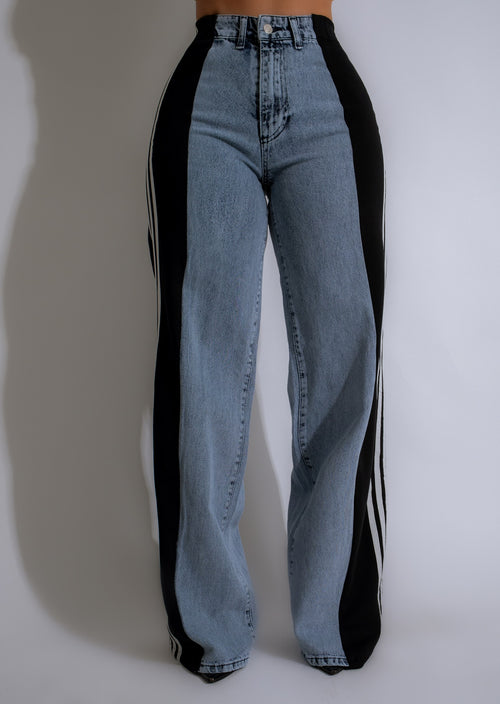  Stylish and versatile black Perfect Vibes jeans with a high-waisted fit and skinny leg silhouette