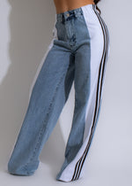 Perfect Vibes Jeans White - High-rise, skinny leg, stretch denim with distressed detailing