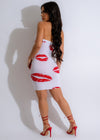  Elegant and stylish white mini dress with a flattering fit and flirty and feminine design