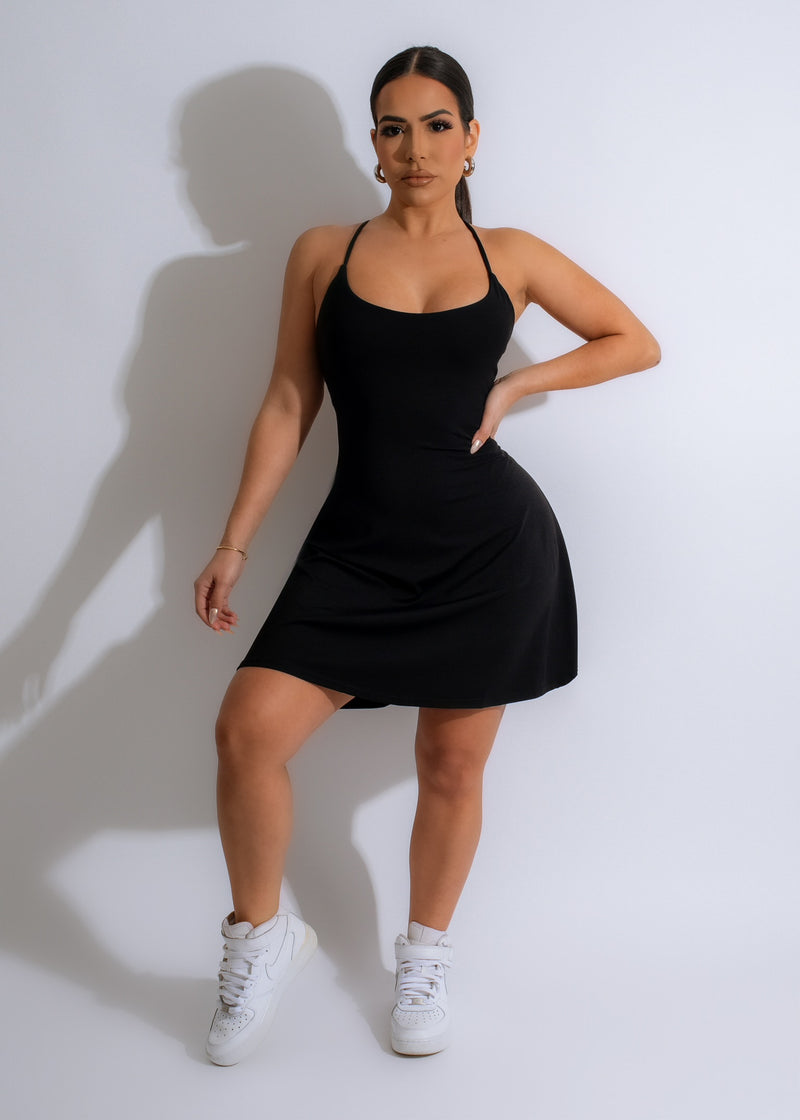 Always Fit Mini Dress Set Black