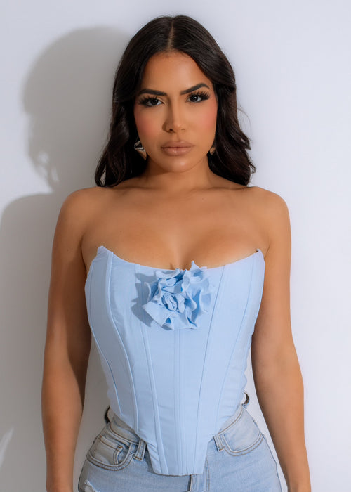 Personal Growth Bustier Blue