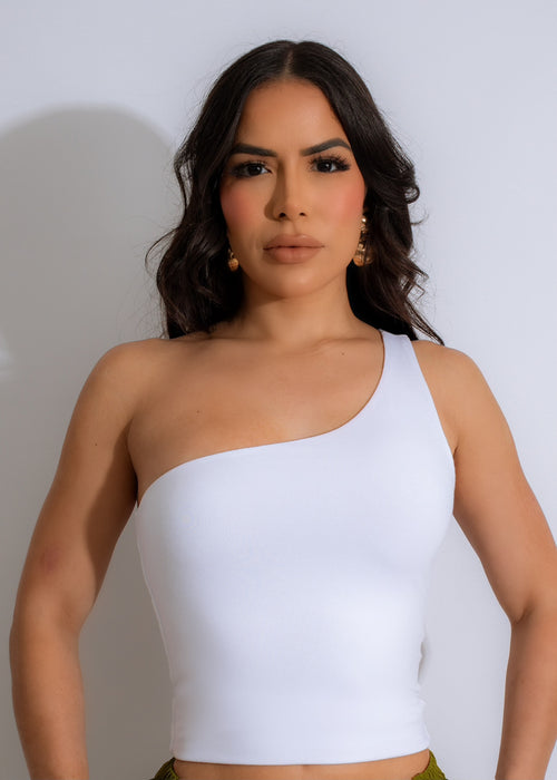 Cardio Rush Ribbed Crop Top White – Diva Boutique Online