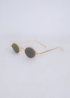 Fabulous Sunglasses Gold with polarized lenses and sleek metal frame
