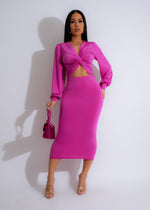 Only You Midi Dress Pink