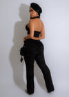 Utopia Fur Pant Set Black featuring luxurious faux fur and stylish design