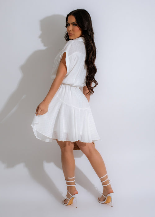 Me First Mini Dress White