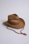 Classic tan cowboy hat made from durable materials with a comfortable fit and timeless style
