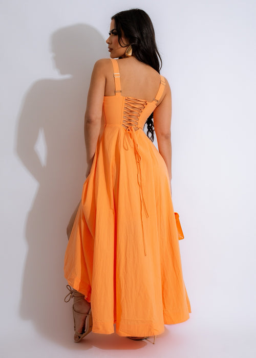 Skyline Serenity Maxi Dress Orange