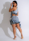 Stylish and versatile Dreaming Denim Skirt Set Denim for casual wear