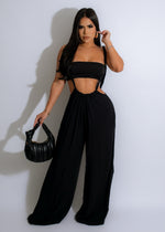 Something Comfy Jumpsuit Black