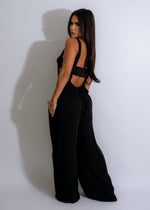 Something Comfy Jumpsuit Black