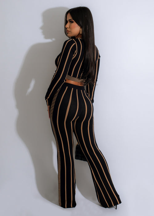 Fool For Love Sweater Pant Set Black