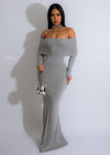 I Need Your Love Maxi Dress Grey