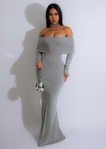I Need Your Love Maxi Dress Grey