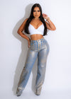 Shine Spray Metallic Jeans