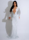 Pressurelicious Diamonds Mesh Maxi Dress