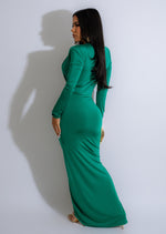 Save A Dance Maxi Dress Green