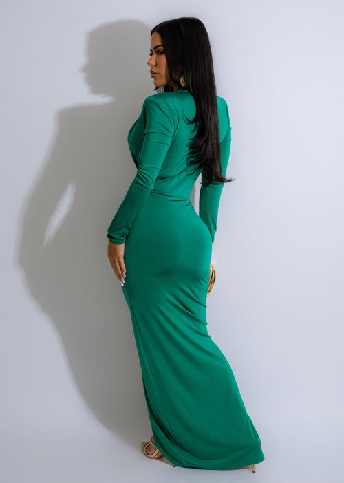 Save A Dance Maxi Dress Green