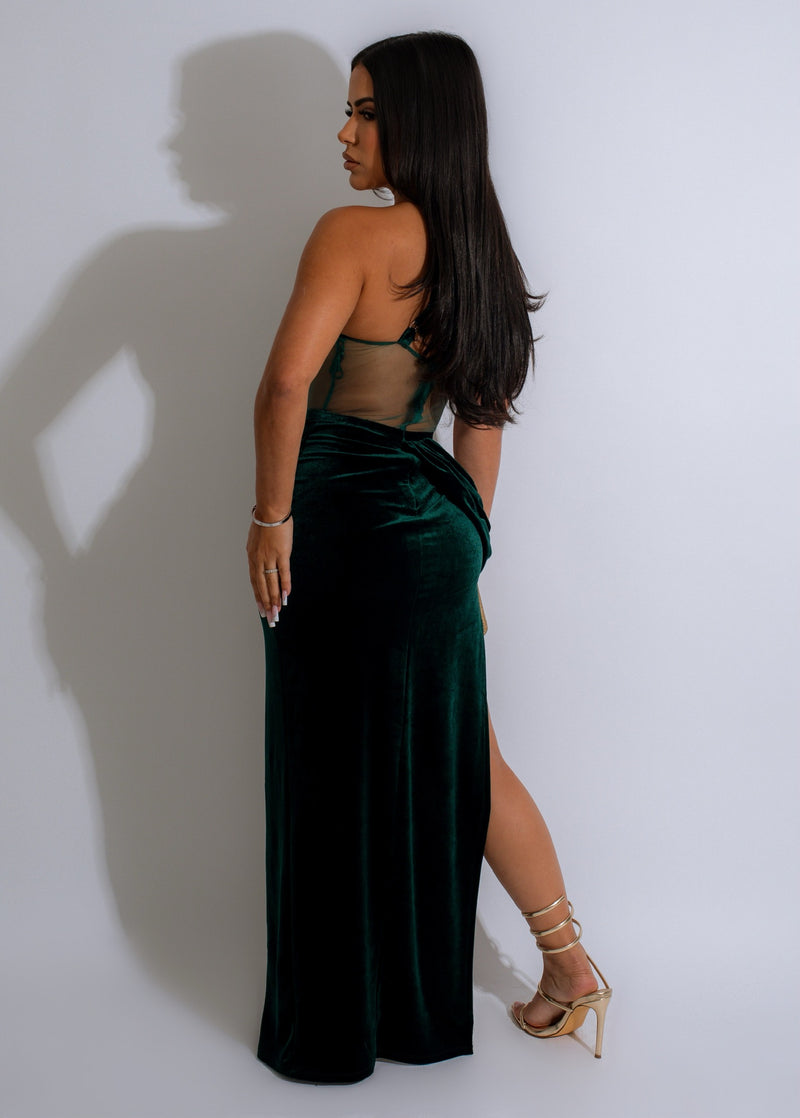 Sweet Promises Midi Dress Green