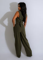 All Business Pant Set Green