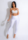 Party Hard Rhinestone Bustier White