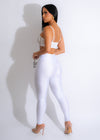 Party Hard Rhinestone Bustier White