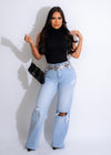 Just Like Ribbed Bodysuit Black