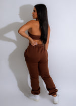 All A Dream Jogger Set Brown