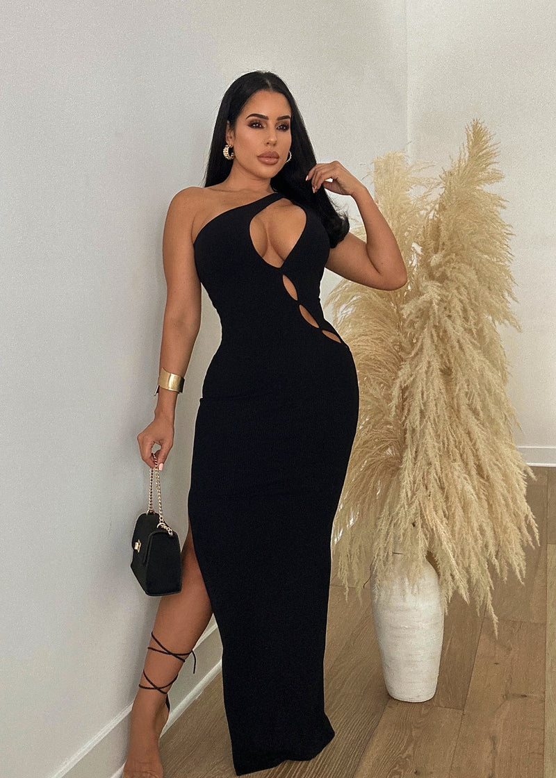 Lucky Strike Maxi Dress Black
