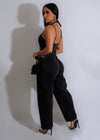 Stop And Stare Denim Jumpsuit Black