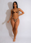 Paradise Beach Rhinestones Bikini Leopard