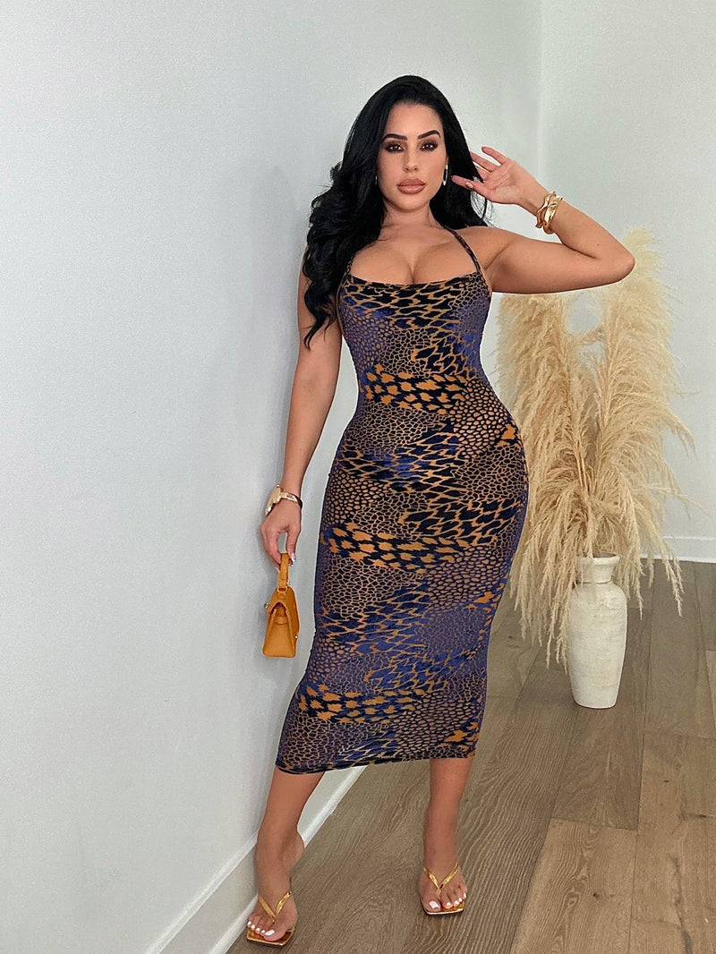 Just Like You Velvet Midi Dress
