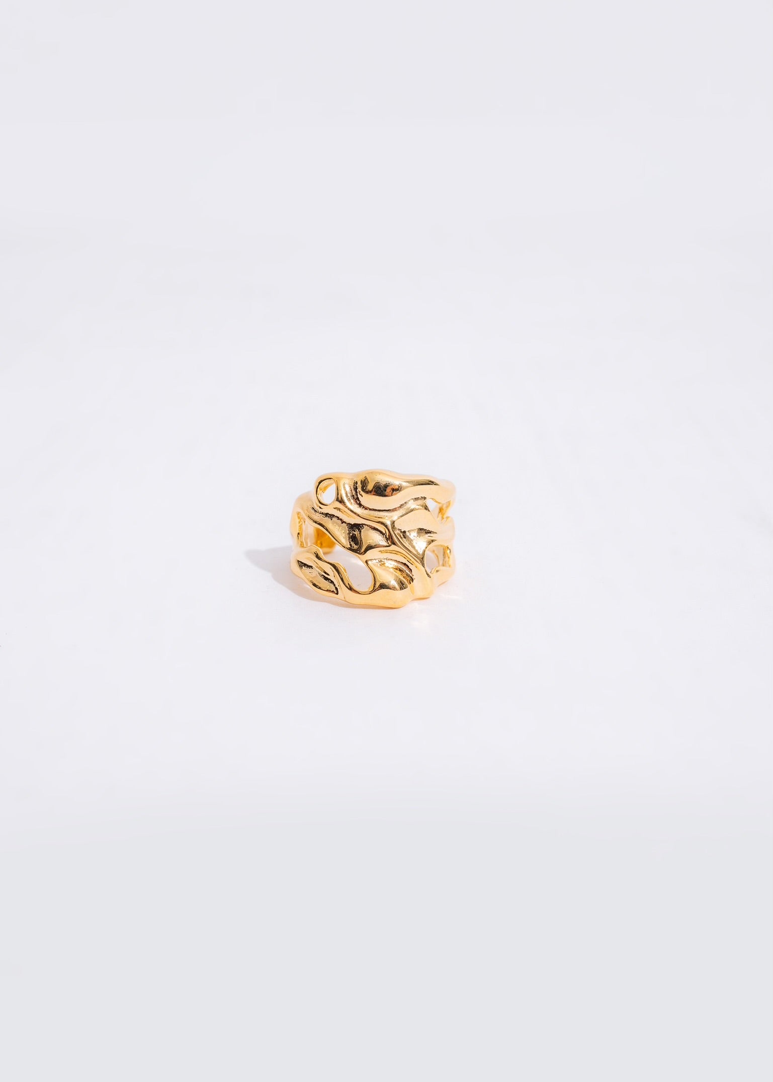  A close-up image of the Attracted To You Ring showcasing its intricate details and elegant design