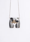 Peaches Signature Butt Handbag Silver