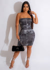 You're Perfect For Me Mini Dress Black