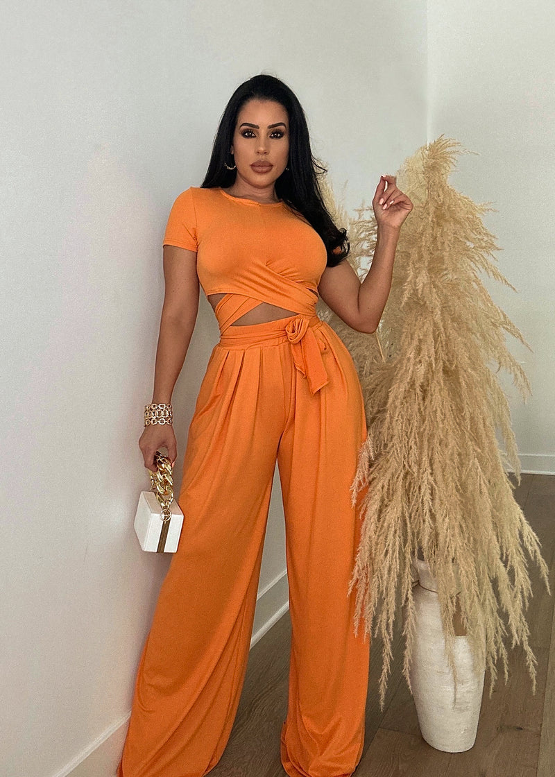 Positive Energy Pant Set Orange