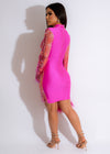 How Far I'll Go Mesh Glitter Mini Dress